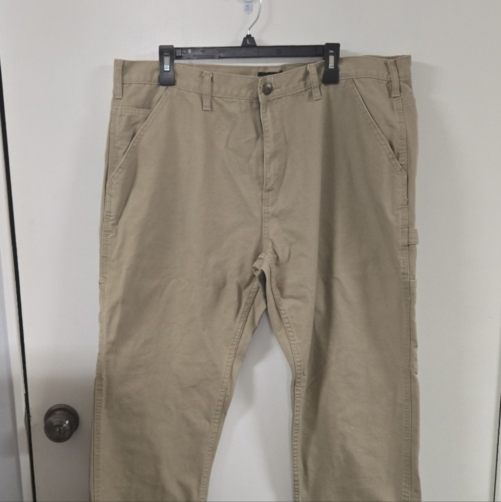 WOLVERINE KHAKI CARPENTERS PANTS 100% COTTON SZ 40X30